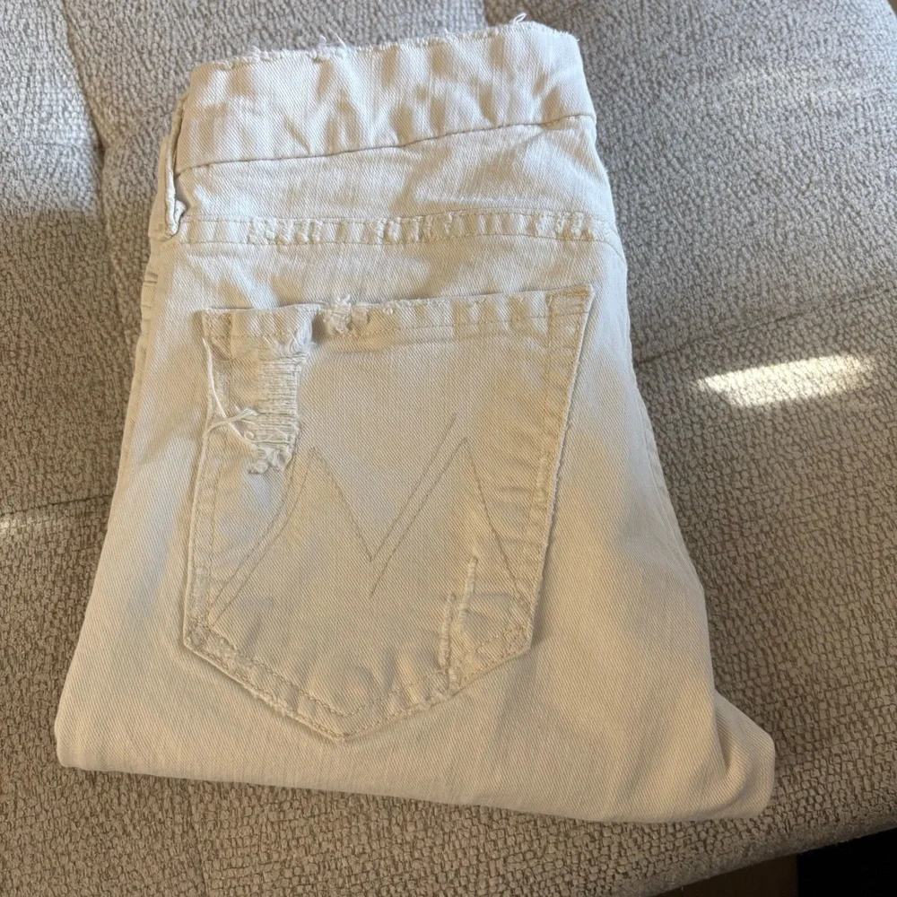 MOTHER DENIM The Looker Cream For A Day‎ Jeans Size 26